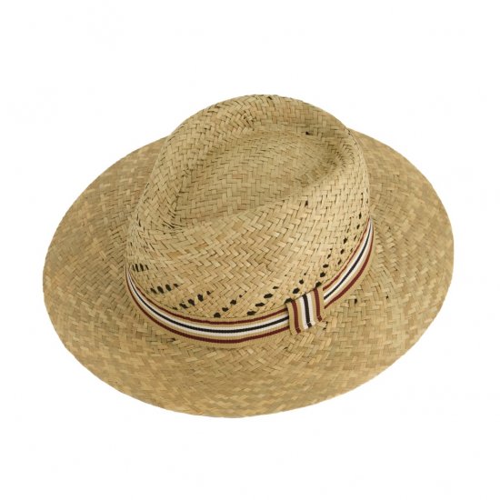 JP1880 Straw Hat Woven Yellow - Modni dodaci - 