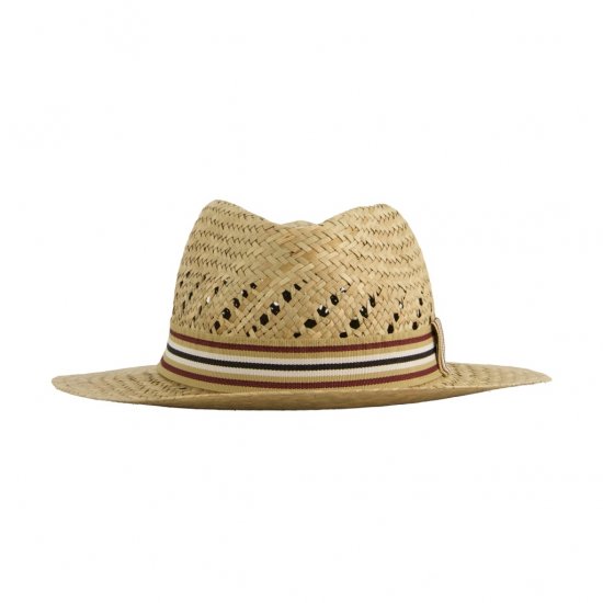 JP1880 Straw Hat Woven Yellow - Modni dodaci - 