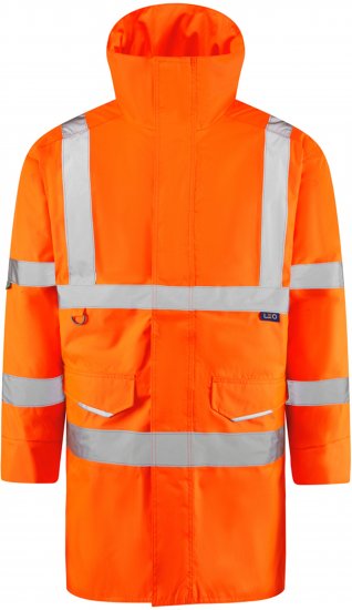 Leo Tawstock EcoViz 4K Baffle Lined Anorak Hi-Vis Orange - Hi-Vis jakne - Hi-Vis jakne velikih veličina