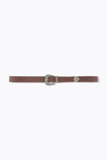 Ulla Popken Classic Belt Brown - Ženski remeni - Remeni u veličinama 95-155 cm