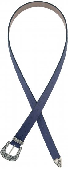 Ulla Popken Classic Belt Blue - Ženski remeni - 