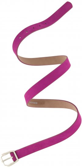 Ulla Popken Soft Suede Belt Purple - Ženski remeni - 