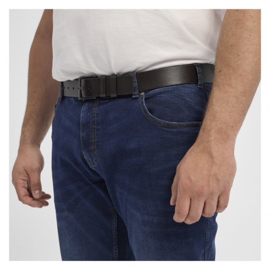 North Latitude Belt Black - Remenje - Muški remeni velikih veličina