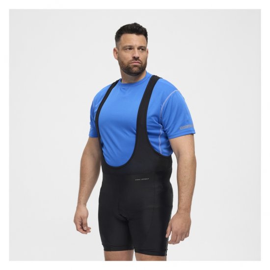 North Latitude Sport Bike Shorts With Suspenders Black - Biciklistička odjeća - 