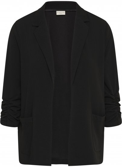 Kaffe Curve Pheolo 3/4 Sleeve Blazer Black Deep - Sakoi - 