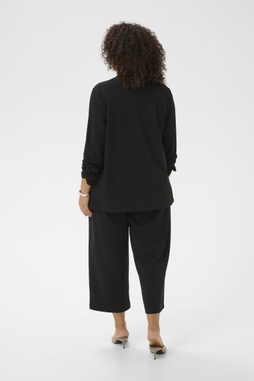 Kaffe Curve Pheolo 3/4 Sleeve Blazer Black Deep - Sakoi - 