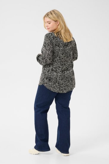 Kaffe Curve Mila Ami Bluza Crna/Turtledove - Bluze i tunike - 