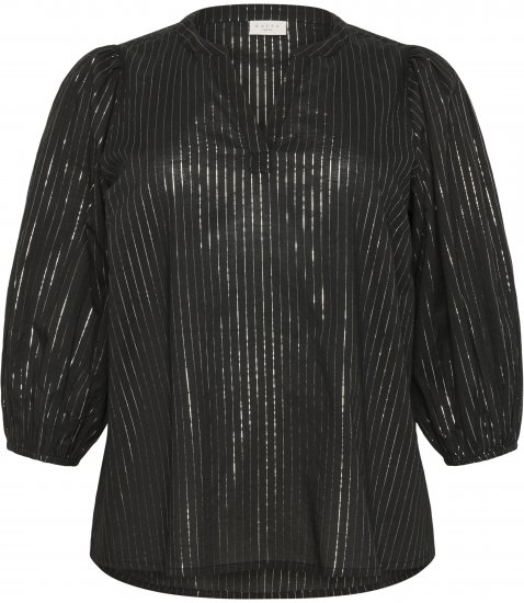 Kaffe Curve Luisa Blouse Black Deep - Bluze - 