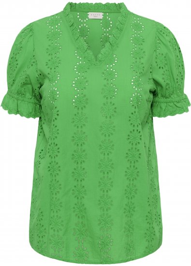 Kaffe Curve Dina Blouse Bright Green - Bluze - 