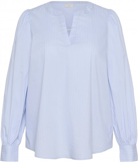 Kaffe Curve Juda Blouse Nantucket Breeze Stripe Blue - ODJEĆA ZA ŽENE 40-66 - 