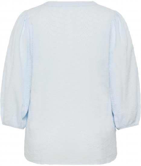 Kaffe Curve Penelopia Blouse Nantucket Breeze Blue - Bluze - 