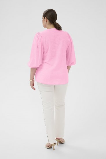 Kaffe Curve Penelopia Blouse Pink Frosting - Bluze - 