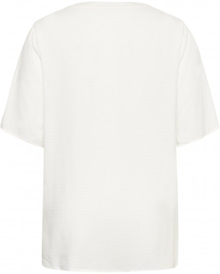 Kaffe Curve Mina Lace Blouse Chalk White - Bluze i tunike - 