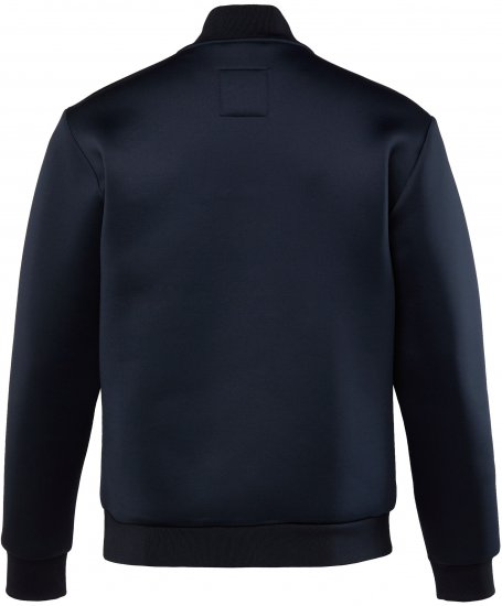 JP1880 College Jacket Scuba Fabric with Zipper Navy - Jakne - Muške Jakne Veliki Brojevi