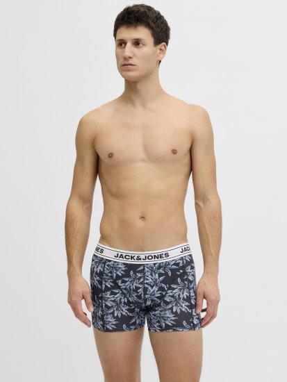 Jack & Jones Acray Flower Boxers 3-Pack Black/Navy - Donje rublje & kupaće hlače - muške donje rublje veliki brojevi