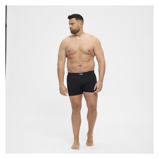 North Latitude Trunks Underwear Black - Bokserice - Muške Bokserice Veliki Brojevi
