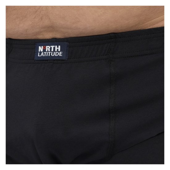 North Latitude Trunks Underwear Black - Bokserice - Muške Bokserice Veliki Brojevi