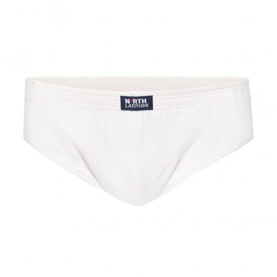North Latitude Brief Underwear White - Gaćice - Muške gaćice veliki brojevi