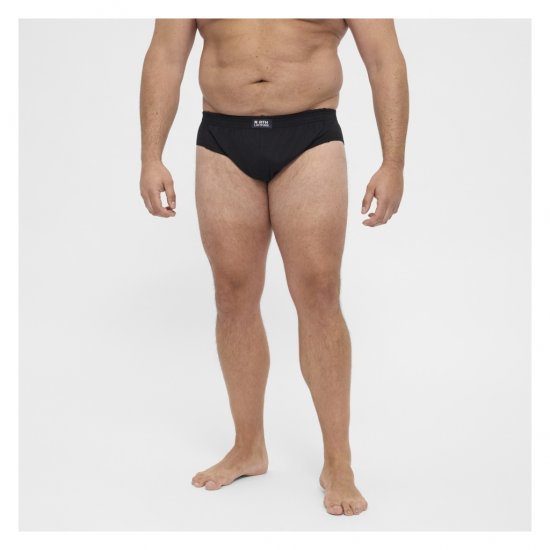 North Latitude Brief Underwear Black - Gaćice - Muške gaćice veliki brojevi