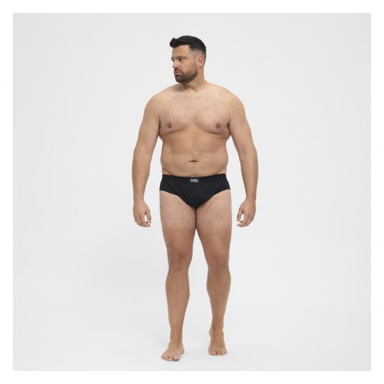North Latitude Brief Underwear Black - Gaćice - Muške gaćice veliki brojevi
