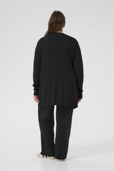 Kaffe Curve Alianna Knit Cardigan Black Deep - Kardigani - 