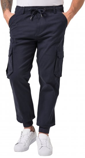 JP1880 Stretchy FLEXNAMIC Cargo Pants Navy - Cargo hlače - Muške Cargo Hlače Veliki Brojevi