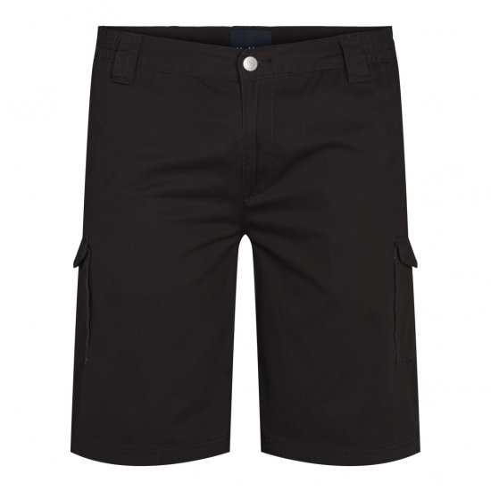 North Latitude Cargo Shorts Black - Kratke hlače - Muške Kratke Hlače Veliki Brojevi 