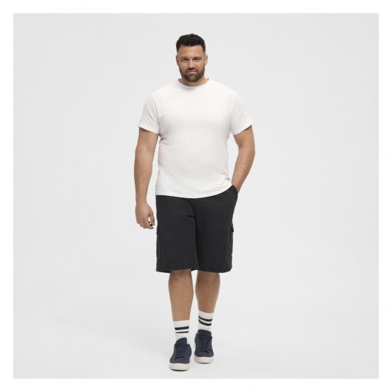 North Latitude Cargo Shorts Black - Kratke hlače - Muške Kratke Hlače Veliki Brojevi 