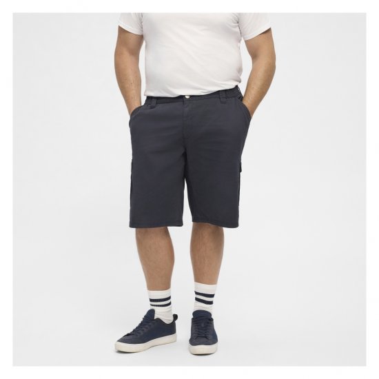 North Latitude Cargo Shorts Navy Blue - Kratke hlače - Muške Kratke Hlače Veliki Brojevi 