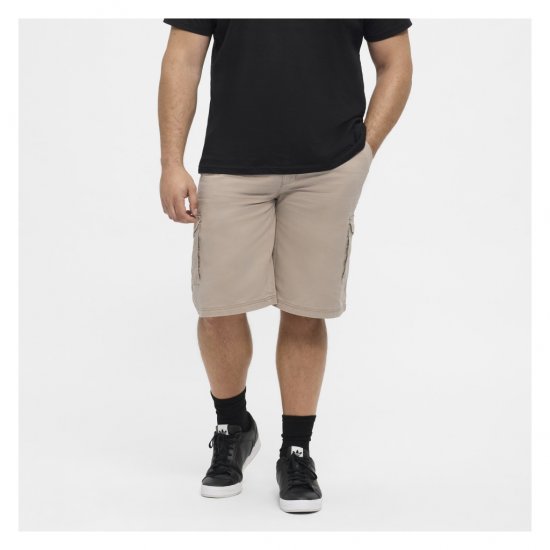 North Latitude Cargo Shorts Sand - Kratke hlače - Muške Kratke Hlače Veliki Brojevi 