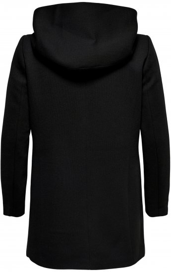 Only Carmakoma Sedona Light Coat Black - Zimski kaputi - 