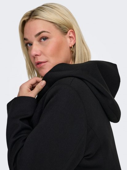 Only Carmakoma Sedona Light Coat Black - Zimski kaputi - 