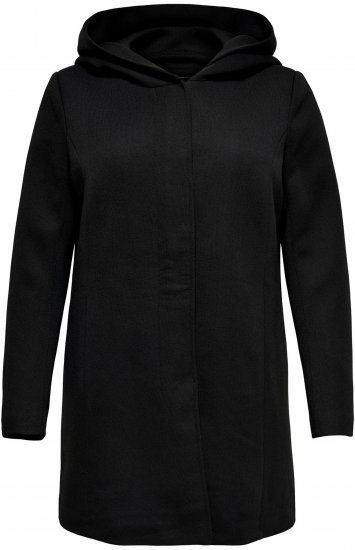 Only Carmakoma Sedona Light Coat Black - Zimski kaputi - 