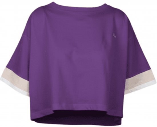 Nora Mikken AGNES Crop Top Purple - Majice Kratkih Rukava - 