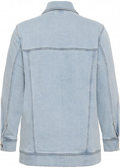 Kaffe Curve Ninna Casual Jacket Light Blue Washed - Jakne - 