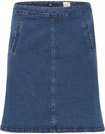 Kaffe Curve Leni Denim Skirt Blue - Suknje - 