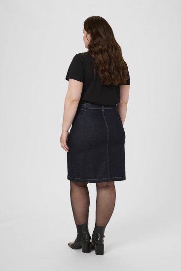 Kaffe Curve Roria Denim Skirt Dark Blue - Suknje - 