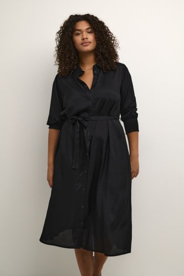 Kaffe Curve Emina Oline Haljina Duboko crna - Haljine - 