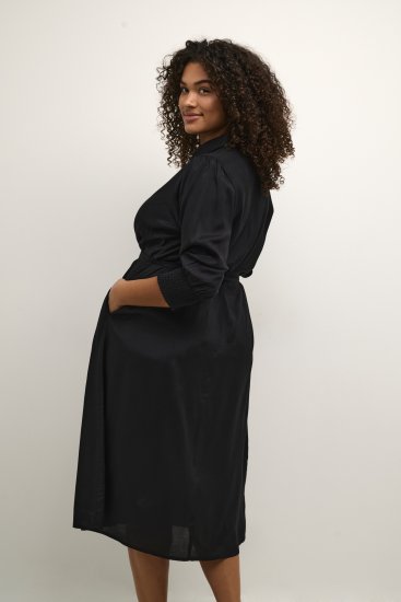 Kaffe Curve Emina Oline Haljina Duboko crna - Haljine - 