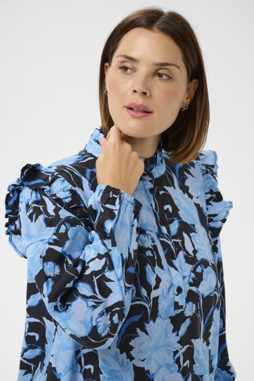 Kaffe Curve Sasja Haljina Blue Snake Flower - Haljine - 