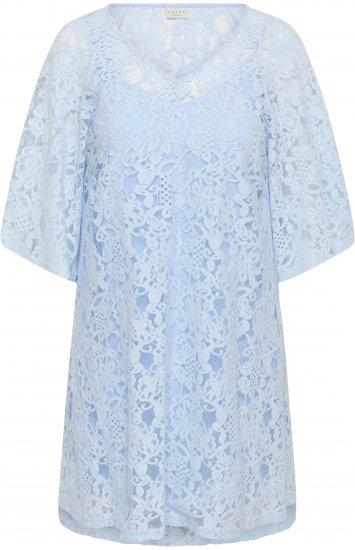Kaffe Curve Lucy Dress Nantucket Breeze Blue - Midi haljine - 