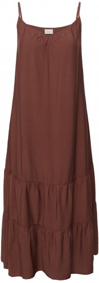 Kaffe Curve Emilia Dress Henna Brown - Maxi haljine - 