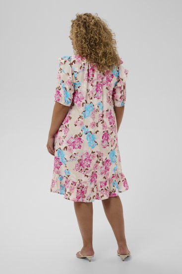 Kaffe Curve Hayley Dress Multi Color Flower - Midi haljine - 