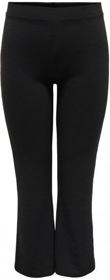 Only Carmakoma Pever Flared Pants Black - Hlače - 