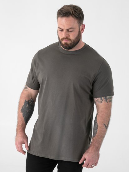 D555 Flyers Crew Neck T-shirt Khaki - Majice Kratkih Rukava - Muške Majice Kratkih Rukava Veliki Brojevi 