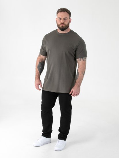 D555 Flyers Crew Neck T-shirt Khaki - Majice Kratkih Rukava - Muške Majice Kratkih Rukava Veliki Brojevi 