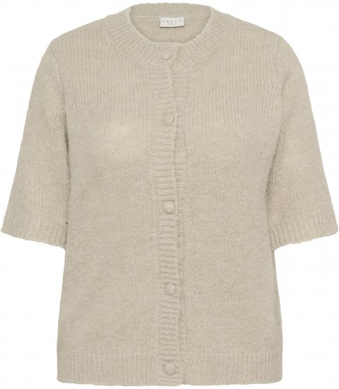 Kaffe Curve Emilia Cardigan Feather Grey Melange - Kardigani - 