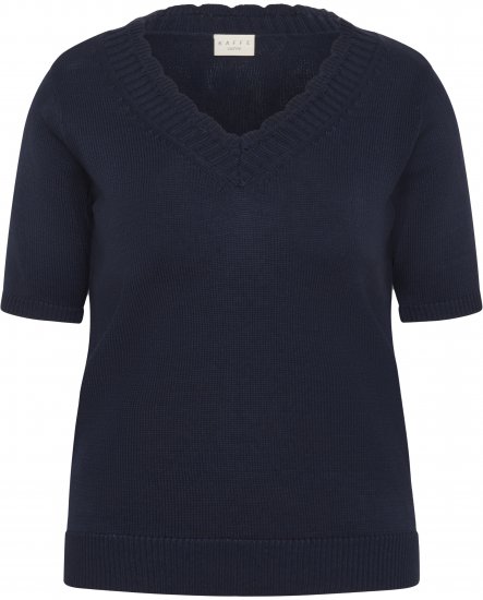 Kaffe Curve Leani Knitted Pullover Midnight Marine - Pleteni puloveri - 