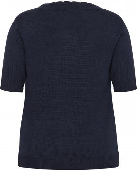 Kaffe Curve Leani Knitted Pullover Midnight Marine - Pleteni puloveri - 