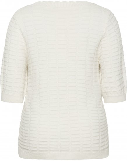 Kaffe Curve Lotia Pullover Chalk - Pleteni puloveri - 